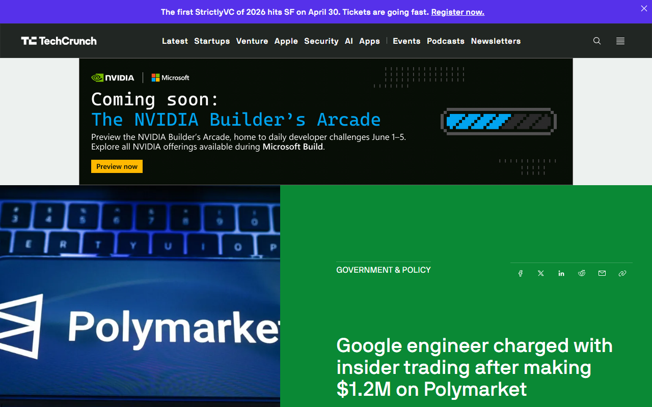 DOJ charges Google engineer Michele Spagnuolo with using internal search data to win $1.2 million on Polymarket